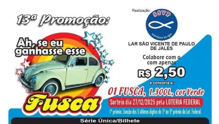 Fusca - Rifa do Lar